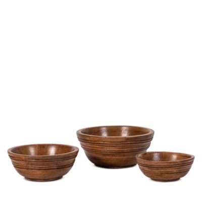Bilbao Wood 3 Piece Nesting Bowls