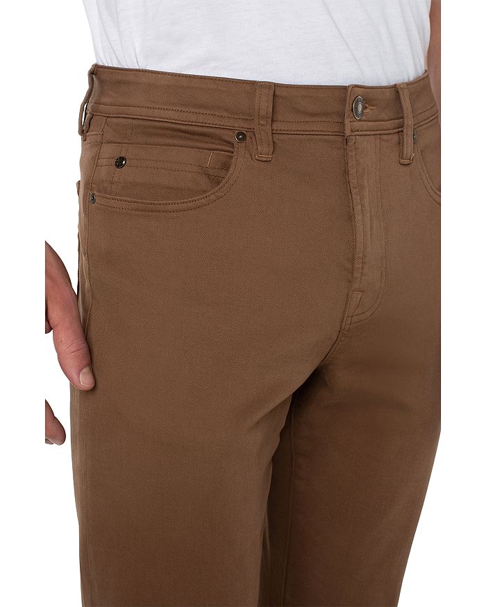 Liverpool Los Angeles Kingston Modern Slim Straight Fit Jeans In Wheat