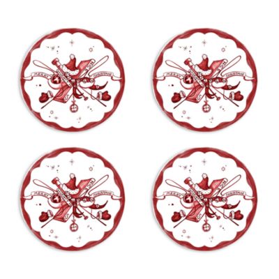 Juliska Winter Frolic Coasters, Set of 4