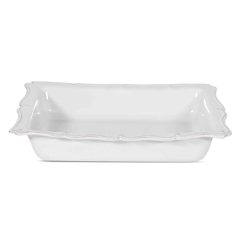 Juliska Berry & Thread Whitewash 17" Rectangular Baker In Whitewash