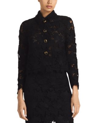 St. John Floral Lace Jacket | Bloomingdale's Women