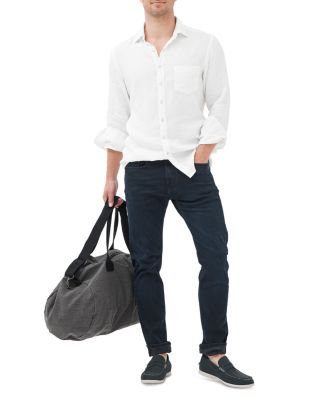 Weston Straight Leg Jeans in Blue Black