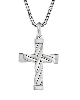 David Yurman - DY Helios Cross Pendant in Sterling Silver