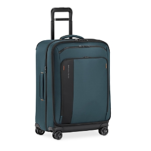 Briggs & Riley Zdx 26 Medium Expandable Spinner Suitcase In Blue