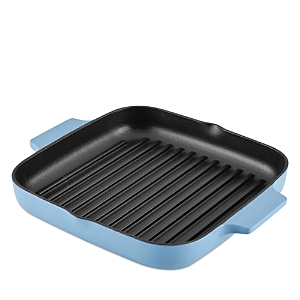 Anolon 11 Square Cast Iron Grill Pan In Blue