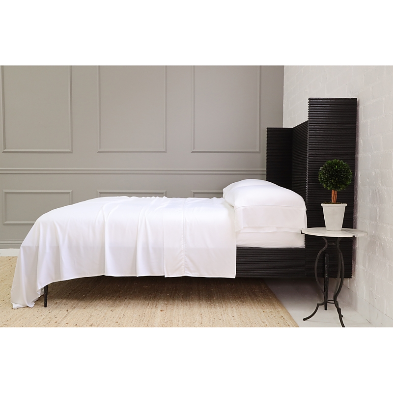 Pom Pom At Home Sheena Set Of 2 Sateen Pillowcases In White