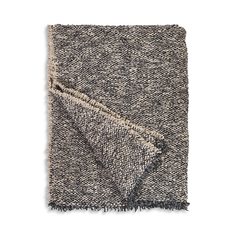 Pom Pom At Home Brentwood Throw Blanket In Steel Blue