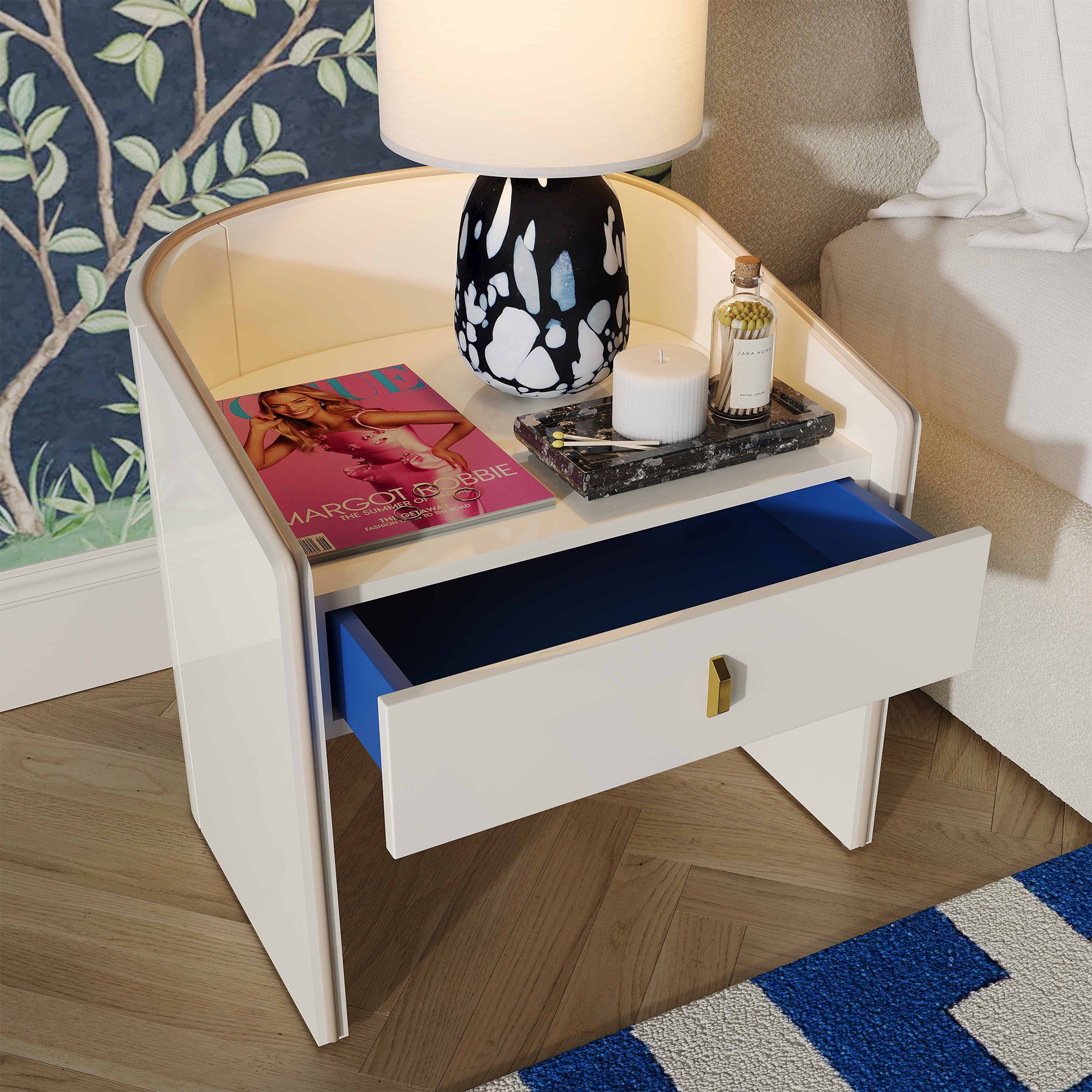Collins Lacquer Nightstand — Image 10