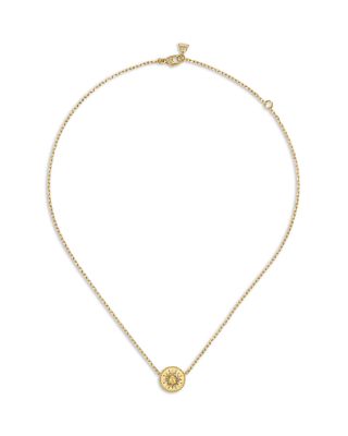 Temple St. Clair - 18K Yellow Gold Diamond Orbit Pendant Necklace, 16"-18"