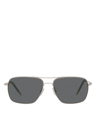 Clifton Rectangular Sunglasses, 58mm
