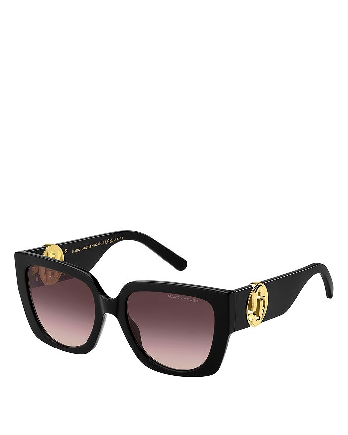 MARC JACOBS Square Sunglasses, 54mm | Bloomingdale's