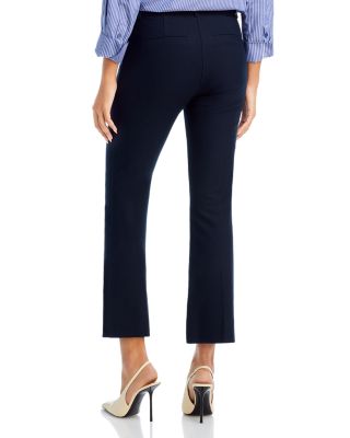 Cropped Flare Hem Pants 