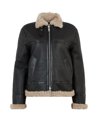 ジャケット・アウター AllSaints Lorel leather jacket ALLSAINTS Lorel Flying Jacket | Bloomingdale's