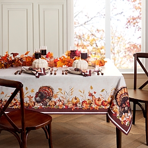 Elrene Home Fashions Autumn Heritage Turkey Engineered Tablecloth, 60 X 144 In Multi