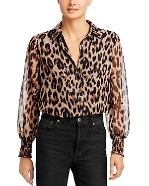T Tahari Long Sleeve Button Up Blouse