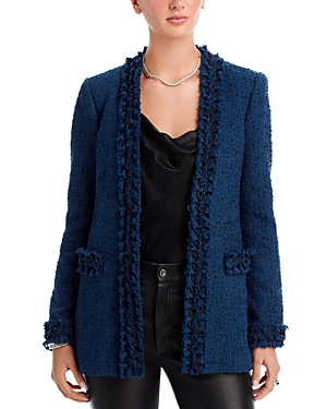 Kobi Halperin Lola Tweed Jacket In Navy