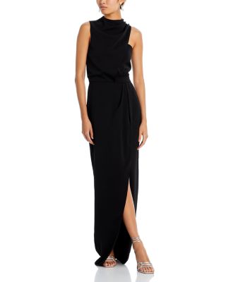 Black Halo - Floella Draped Gown