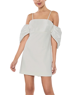 Likely Capri Cold Shoulder Minidress In White