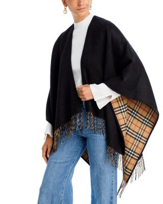Burberry Skinny reversible B wool scarf - Black