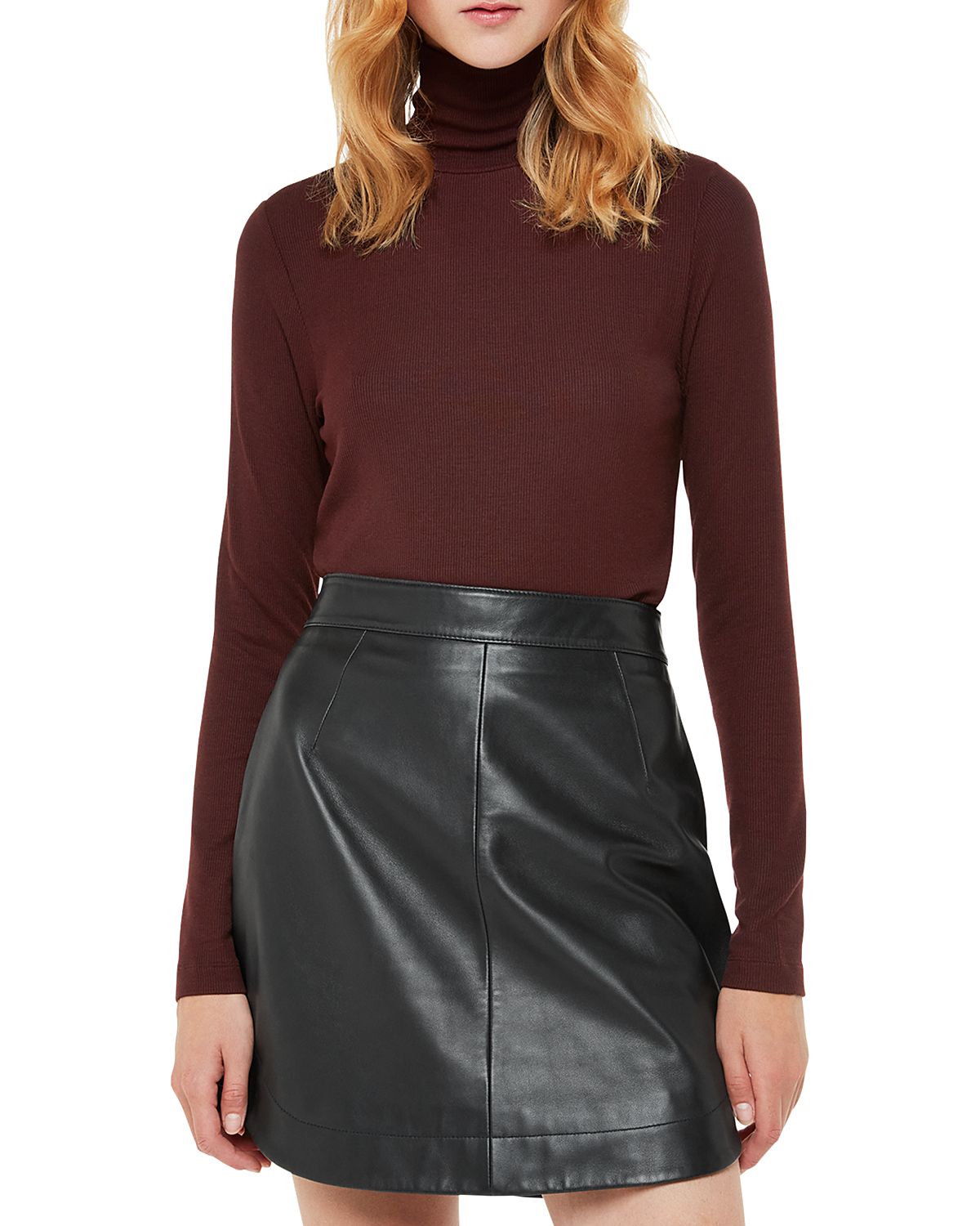 Whistles Essential Ribbed Turtleneck