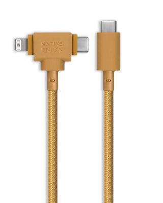 Belt Cable Duo USB-C to USB-C Lightning