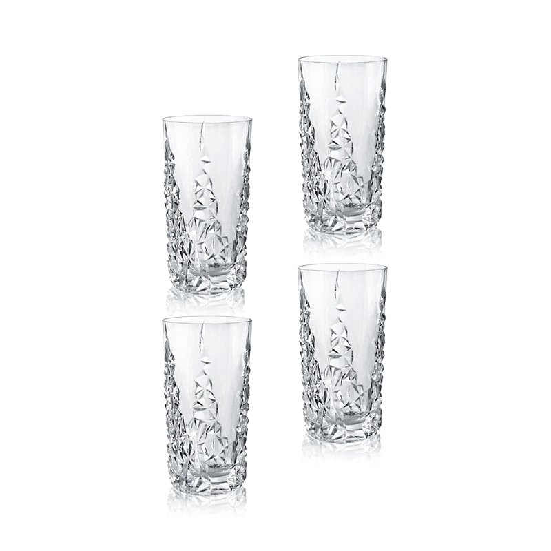 Nachtmann Sculpture Highball Longdrink Glasses, Set Of 4 In Clear