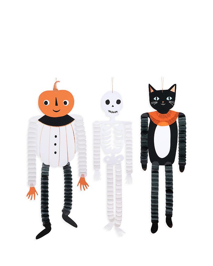 Meri Meri Vintage Halloween Decorations, Pack of 3