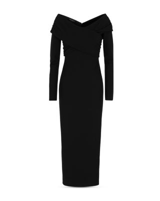 Emporio Armani Off-the-Shoulder Dress | Bloomingdale's