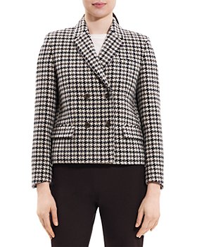 Theory - Square Double Breasted Wool Blazer