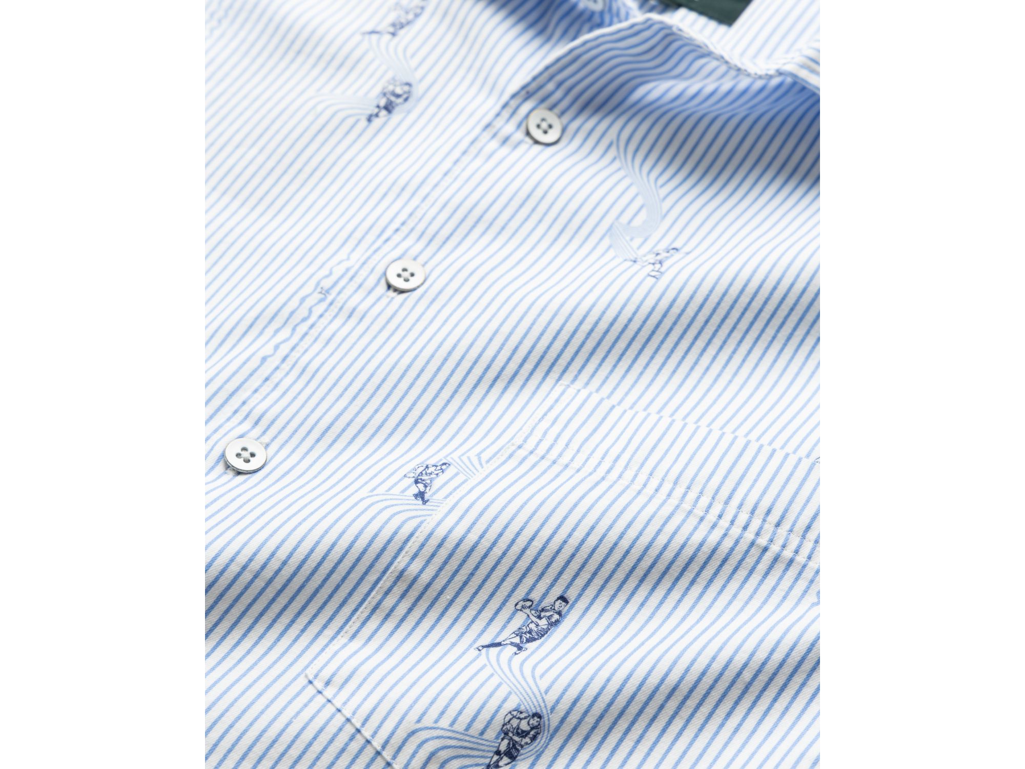 x Gilbert Churchill Park Cotton Twill Original Fit Button Down Shirt — Image 4