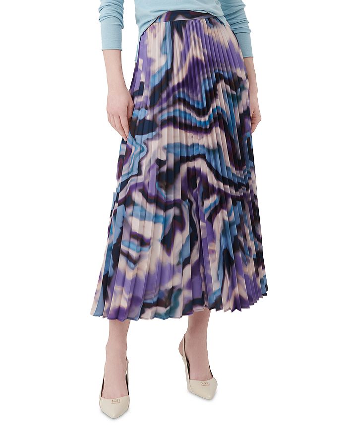 Marella Tolone Pleated Midi Skirt | Bloomingdale's