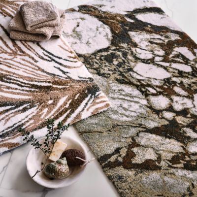 Abyss - Calacata Olive Bath Rug - Exclusive
