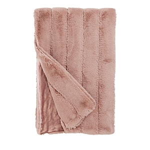 Donna Salyers Fabulous-furs Faux Fur Posh Throw In Pink