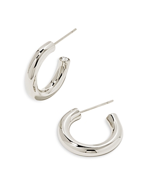 Kendra Scott Colette Huggie Hoop Earrings In Silver