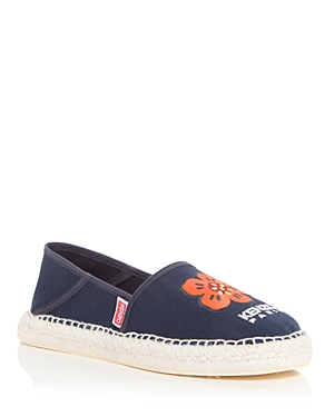 Shop Kenzo Women's Boke Flower Espadrille Flats In Navy Blue