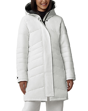 Canada Goose Lorette Hooded Puffer Parka In North Star White