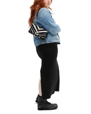 COACH Bandit Zebra Print Calf Hair Shoulder Bag | Bloomingdale's