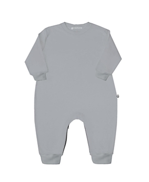 Shop Gunamuna Unisex Daywear Fleece Jumpsuit - Baby In Medium Grey