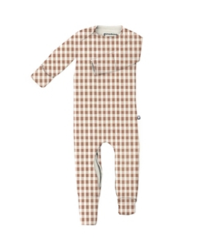 Gunamuna Unisex Romper Footie Convertible Pajama - Baby In Brown