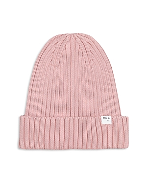 Miles The Label Unisex Knitted Beanie - Baby In Light Pink