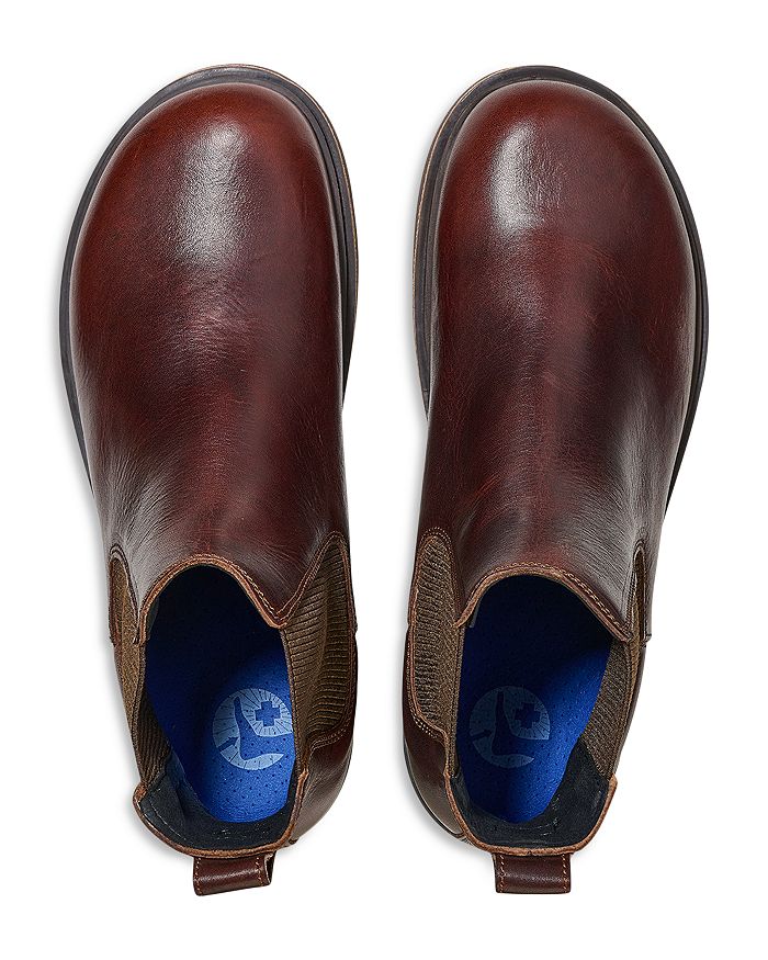 Birkenstock Highwood Slip-on Leather Boots In Chocolate