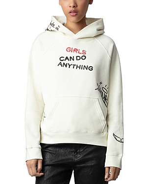 Zadig & Voltaire Georgy Manifesto Sweatshirt In Lin
