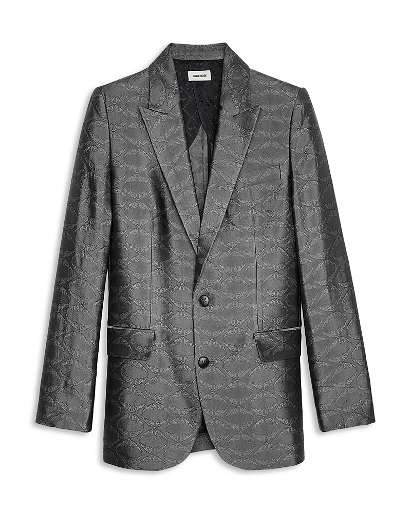 Zadig & Voltaire Vegy Jacquard Wing Print Blazer
