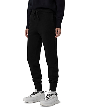 Shop Canada Goose Holton Wool Jogger Pants In Black
