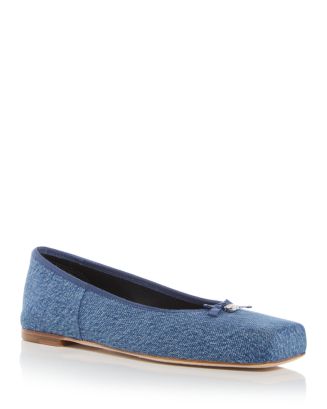 Alexander Wang Women's Billie Slip On Square Toe Flats | Bloomingdale's