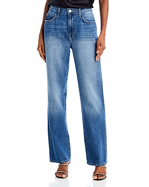Shop L Agence L'agence Jones Ultra High Rise Stovepipe Straight Jeans In Boyle