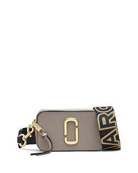 Marc Jacobs Pink, Black, Orange And Grey Leather The Snapshot Crossbody Bag  In Candy Pink Multi