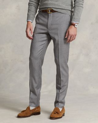 Wool Twill Slim Fit Pants