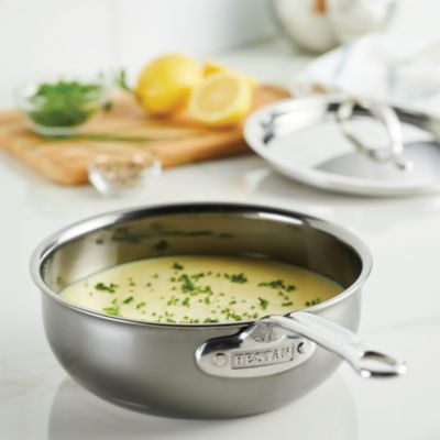 NanoBond&reg; Molecular Titanium 2-Quart Saucier with Lid