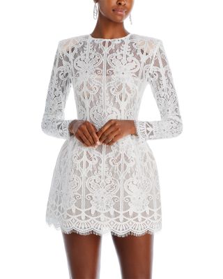 BRONX AND BANCO Casey Lace Mini Dress Bloomingdale s